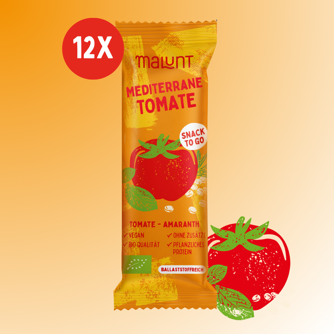 Cremiger Tomaten-Hummus mit mediterranen Sticks – malunt