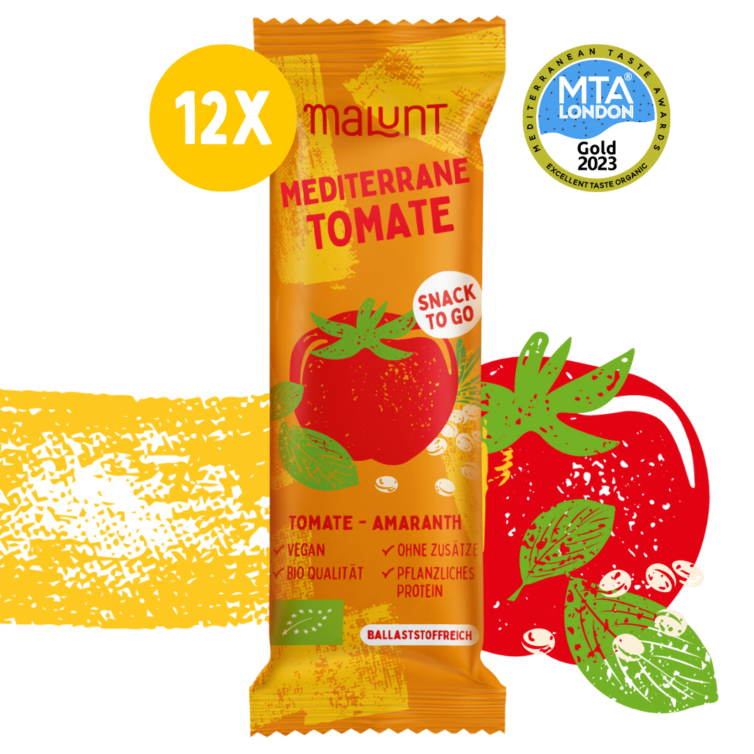 Bio-Gemüse-Riegel Mediterrane Tomate 12 Stück