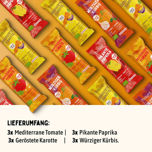 Probierpaket Bio-Gemüse-Riegel